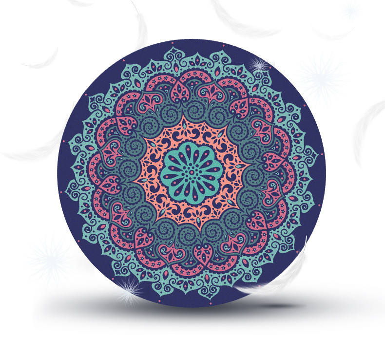 XTYM-015 Round Yoga Mat